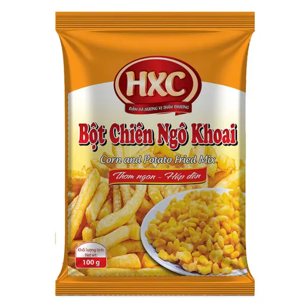 Bột chiên ngô khoai HXC gói 100g